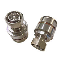 Conector Coaxial Mini DIN 4.3-10-J7/8 de Latón de Fábrica a Bajo Precio, Conector Macho RF 4.3-10 para Cable 7/8 4.310