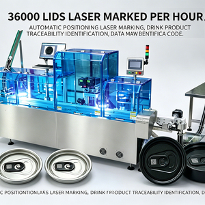Machine de marquage laser à fibre pour capuchons en aluminium GS1, système de marquage de codes QR DataMatrix, système de traçabilité anti-contrefaçon 1C en ligne - Product Image 5