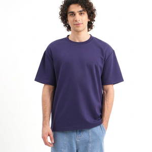 Camiseta 100% algodón para hombre, corte holgado, estampada. Venta al por mayor de camisetas 100% algodón para hombre, estilo oversize, para gimnasio, casual, deportivas. - Product Image 1