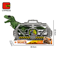 Nuevo Diseño de Juguete de Dinosaurio, Figura de Acción con Movimiento, Dinosaurio Realista con Articulaciones Móviles, Modelo de Dinosaurios con Jaula de Almacenamiento para Niños