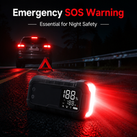Démarreur de Voiture Portable d'Urgence 12V, Batterie de Secours Robuste 24000mAh avec Charge Rapide PD 65W et Crête de 4000A, Outil de Sauvetage Automobile