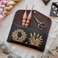 Autocollant en métal doré découpé, motif feuille de plante et fleur, auto-adhésif pour ordinateur portable, réfrigérateur, journal, décoration intérieure