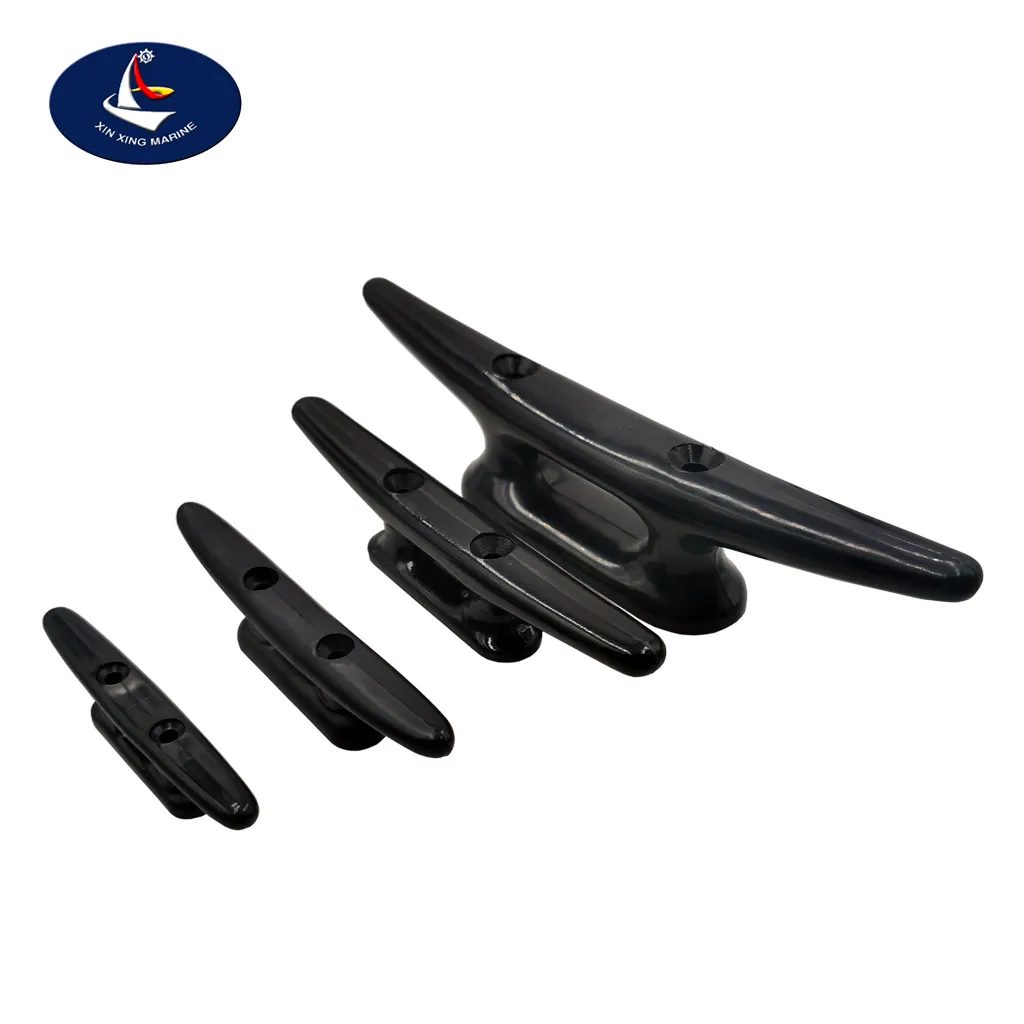boat accessories high quality 4" 5" 6" 8" nylon boat cleats