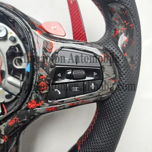 Volante Deportivo de Fibra de Carbono Forjado con Cuero Perforado y LED para BMW G20 G30 G01 Serie 3 Serie 5, Precio al por Mayor - Product Image 5