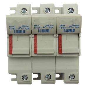 Portafusibles MFH sin Indicador, 50A 690V 14X51MM 1P 2P 3P, Portafusibles CH141DU CH142DU CH143DU - Product Image 3
