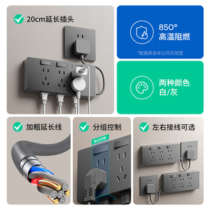 86 Type <b>Extension</b> <b>Socket</b> 15 Hole Wireless Power Strip With Safety Protection For Home Use - Product Image 1
