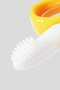 <span class=keywords><strong>Mordedor</strong></span> de bebé de silicona sin BPA en forma de fruta Juguete de cepillo de dientes de plástico suave con diseño de plátano para alimentación de bebé - Product Image 6
