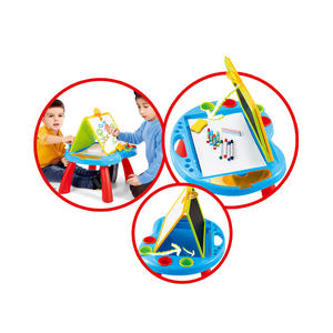 教育玩具子供折りたたみ可能学習描画テーブルセットDIY両面ドライ消去絵画玩具 - Product Image 2