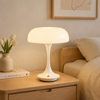 Lampe de table LED moderne et minimaliste en ABS, à intensité variable en continu, commande tactile, sans fil, flexible, simple, réglable, 3 couleurs, pour chambre et bureau