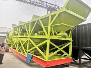 Thiết kế mới yhzs75 75 m/h di động trạm trộn bê tông nhà máy Dây chuyền sản xuất với điều khiển tự động động cơ hộp số giá cả cạnh tranh - Product Image 5