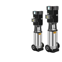 Pompe à eau centrifuge verticale multi-étages haute pression électrique en acier inoxydable YC 2,2 kW pour usage domestique 110 V avec sortie 1 pouce