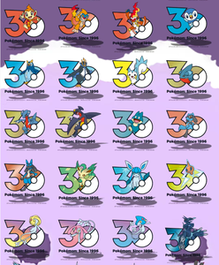 YQ 30ème Anniversaire Logo Pokémon Aimant de Réfrigérateur Collection d'Accessoires Aimant de Réfrigérateur en Acrylique Pack Booster Vente en Gros à Bas Prix - Product Image 1