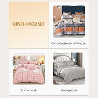 Ensemble de literie de luxe pour la maison, linge de maison de luxe, double taille avec couette