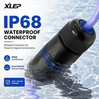 Acoplador RJ45 Impermeable IP68 de Grado Industrial, Extensor de Cable Ethernet Blindado Cat6 en Línea para Entornos Exteriores Hostiles