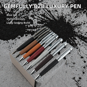 GemFully B2b <span class=keywords><strong>Onlineshop</strong></span> Vente en gros Bureau École 365 Affaires Stylo de luxe Esthétique Stylos à bille Encre bleue 1,0 mm Gravure au laser - Product Image 2