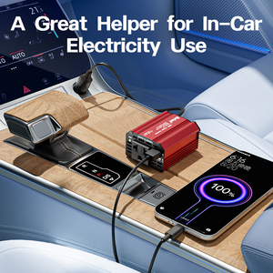 EU xách tay duy nhất 150W Đỉnh Điện 300W DC 12V 220V AC chuyển đổi sửa đổi Sine Wave nhà sử dụng 50/60Hz Pin Sạc xe điện - Product Image 6