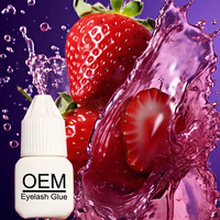 Colle pour cils imperméable, extensions de cils, colle noire pour cils, colle forte pour cils