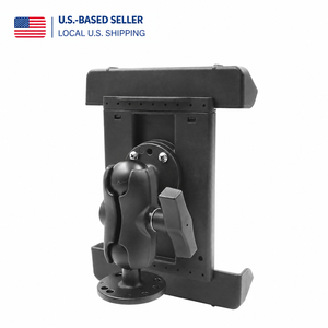 Velpaw Heavy Duty 1.5 Inch Ball Drill Base Tablet <b>Mount</b>, 360 Adjustable Truck iPad Holder for Fleet ELD RV Boat Dashboard - Product Image 1