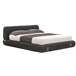 Juego de <span class=keywords><strong>Dormitorio</strong></span> Moderno de Lujo con Cama Super King Size, Estructura de Cama Personalizada - Product Image 5