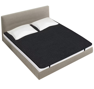 Tapis de mise à la terre en cuir PU respirant antistatique 27 po x 76 po (noir) personnalisable pour le soulagement de la fatigue et les inflammations/ Douleurs chroniques - Product Image 1