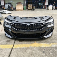 Conjunto completo de parachoques delantero para BMW Serie 8 G14 G15 G16 Pre LCI M850i, incluye faros, parrilla y radiador.