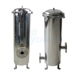 Cartucho de acero inoxidable de alta presión Industrial de 10 20 pulgadas, carcasa de filtro de agua, superficie pulida, 500L/hora, 100Psi DE TRABAJO - Product Image 1