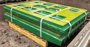 Hàm thép mangan cao + Tấm má đặt bộ phận ứng dụng máy nghiền đá giả mạo cho điều kiện khai thác quặng - Product Image 6