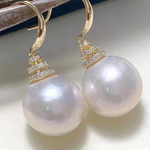 Eleganti Orecchini Pendenti Effetto Perla per Donne, Orecchini alla Moda per Uso Quotidiano Autunno-Inverno, Gioielli all'Ingrosso - Product Image 2
