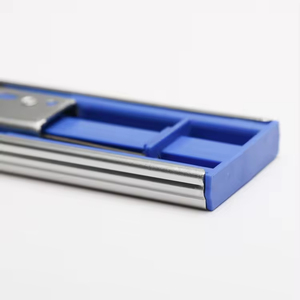 Glissières de <span class=keywords><strong>tiroir</strong></span> télescopiques à roulement à billes, à fermeture amortie et à extension totale de 45 mm pour quincaillerie de table - Product Image 6