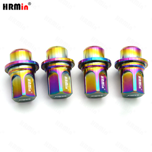 HRMin Nouvelle Écrou de Roue <span class=keywords><strong>Antivol</strong></span> Arc-en-ciel en Titane Grade 5 (10.9) M14*1.5*43.5mm pour Voitures de Course <span class=keywords><strong>Land</strong></span> <span class=keywords><strong>Rover</strong></span> - Product Image 5