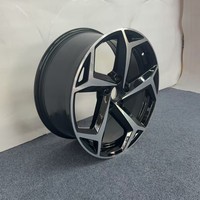 Rueda de Aleación de Aluminio de 18 Pulgadas, 8J ET44, 5x112 PCD, 57.1 CB, Multirradio, Nueva, para Magotan, con Acabado Negro, de Repuesto