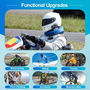 Casco de Motocicleta con Bluetooth y Walkie Talkie, Batería de 1000 mAh, Soporte Dividido para Auriculares, Ajuste de Fábrica, Gran Venta - Product Image 6