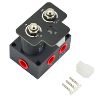 Ensemble de vannes solénoïdes doubles universelles 12V, collecteur de suspension pneumatique, amortisseur pneumatique, accessoires de voiture