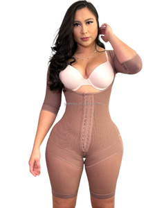 Korset pelangsing wanita, korset pengecil pinggang, korset pengangkat payudara terbuka kontrol perut Shapewear Bodysuit selangkangan paha terbuka - Product Image 3