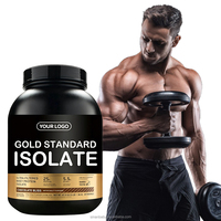 AOCSE-OEM/ODM Poudre d'isolat de protéines de lactosérum pour la prise de masse musculaire chez l'adulte, 20-29g de protéines par portion, naturelle, 2 livres