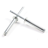 Vente en gros 1/8 "3.2x14mm en aluminium acier rivet aveugle à tête bombée