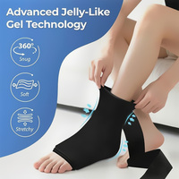 Compresse de gel solide personnalisée avec logo pour la cheville et le pied – Thérapie chaude et froide pour la récupération de la cheville, soulage les entorses, les gonflements et les douleurs aux pieds