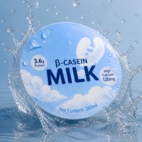 Étiquettes d'emballage personnalisées, étiquettes imperméables pour bouteilles de lait, autocollants pour produits laitiers, autocollants en rouleau, vente en gros