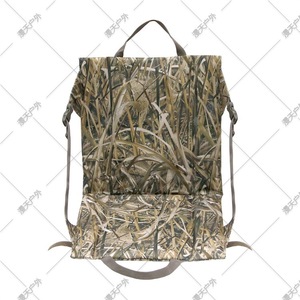 Cojín de Asiento Portátil de Camuflaje, Tela Oxford, Plegable, para Camping, Caza, Aire Libre, Rectangular, Tamaño Individual - Product Image 1