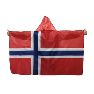 Cape drapeau du monde 3x5 pieds avec capuche, boucles de pouce cousues, en polyester imprimé, pour supporter le football écossais - Product Image 4
