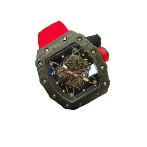 Montre de luxe en fibre de carbone de haute qualité, logo personnalisé, montre de créateur, mouvement automatique RM35-02, montre pour homme, montre-bracelet en saphir - Product Image 1