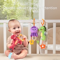 Tumama enfants nouveau jouet 2024 peluche berceau poussette siège de voiture suspendu ensemble bébé dentition hochets Marine hippocampe jouet pour nouveau-né bébé