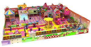 Mơ mộng trẻ con thân thiện với môi trường sân chơi trong nhà thiết kế 3D kế hoạch chi tiết an toàn cảnh thương mại tùy biến lâu đài bouncy vui vẻ cho - Product Image 6