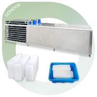 Fabricant de briques de glace à faible consommation d'énergie commercial, machine industrielle à eau salée pour la fabrication de gros blocs de glace pour le Botswana