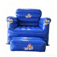 Canapé gonflable en PVC écologique pour usage commercial