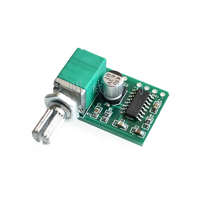 MINI placa amplificadora PAM8403, circuito amplificador Digital PAM8403 5V PAM8403 8403 con potenciómetro, fuente de alimentación USB