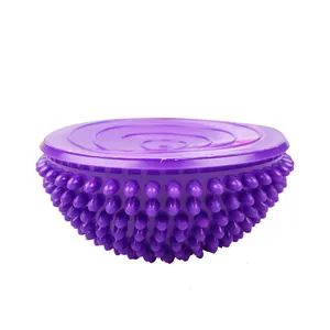 Neu aufblasbare Half Sphere Yoga Bälle PVC Massage übungen Trainer Balancing Ball für Gym Pilates Sport Fitness