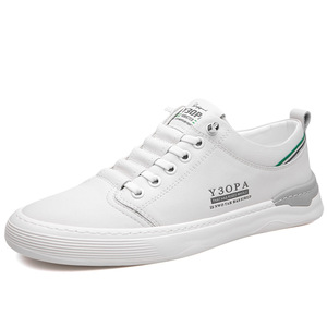 Y3OPA <b>White</b> Casual Shoes Men Low <b>Heel</b> Rubber Sole Soft Comfortable Breathable Leisure Wear For Daily Use - Product Image 5