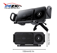 Support de téléphone magnétique sans fil pour voiture, logo personnalisé, haute qualité, stable, charge rapide 15W pour iPhone 17 Pro Max, nouveauté 2026