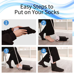 OEM fabrika rahat plastik uzun köpük halat bağımsız aşınma ayakkabı boynuzları ile esnek çorap yardım cihazı yardımcı - Product Image 5